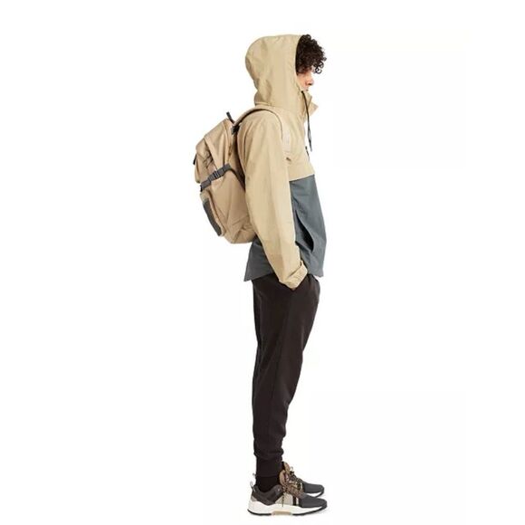 TIMBERLAND Men's Half-Zip Colorblocked Water-Resistant Windbreaker Jacket - Picture 2 of 10